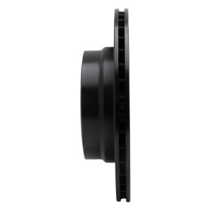 BMW 135I Brake Rotor (1) - Rear Left - R1 Concepts - Drilled & Slotted - Black - `08-`13